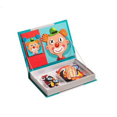 Goede prijs. OEM Crazy Faces Magnetisch Boek Hout Puzzels Speeldoos Voor 3-jarigen Kinderen online