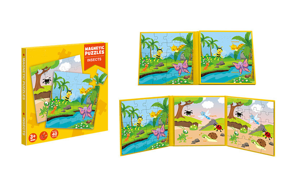 Goede prijs. Educatief speelgoed Magnetische puzzelboek Insecten thema voor kinderen van 3 jaar en ouder online