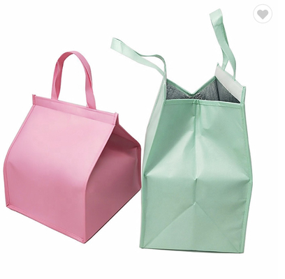 Goede prijs. OEM Promotionele geïsoleerde opvouwbare koeltas PP cake koeltas Pocket Tote online