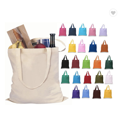 Goede prijs. Eco-vriendelijk Canvas Cotton Stoffen Tas Gusset Tote Bag 570gm Voor winkelen online