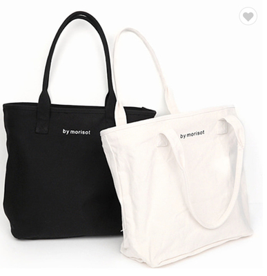 Goede prijs. Recycled 10oz 12oz Wit Zwart Canvas Tote Bag Biologisch katoen voor vrouwen online