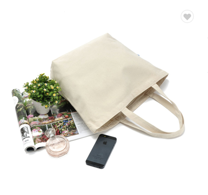 Goede prijs. Geprinte biologische katoenen zak Eco Friendly Canvas Tote Bags 6oz 8oz online