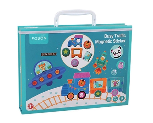 Goede prijs. Bevolking van het verkeer Magnetische Puzzle Sticker voor kinderen online