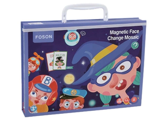 Goede prijs. ECO Kleuter Houten educatieve speelgoed Magnetisch Grappig Gezicht Puzzle Puzzle Voor 2 jaar oud online